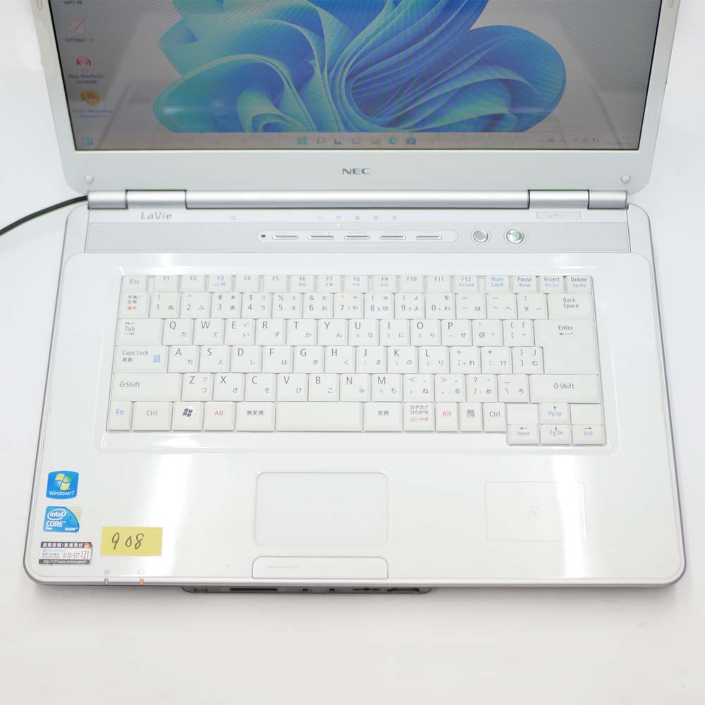 NEC Lavie LL770/Dのキーボード