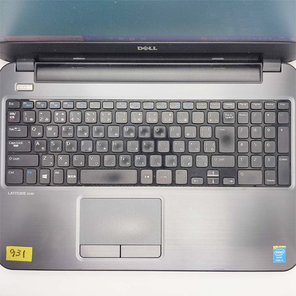 Dell latitude 3540のキーボード
