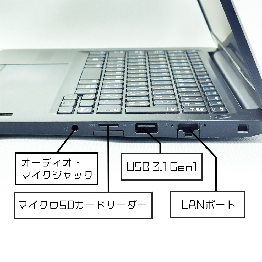 DELL Latitude7390の左側端子
