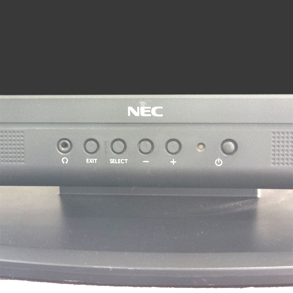NEC F17R61 液晶モニターの全面スイッチ