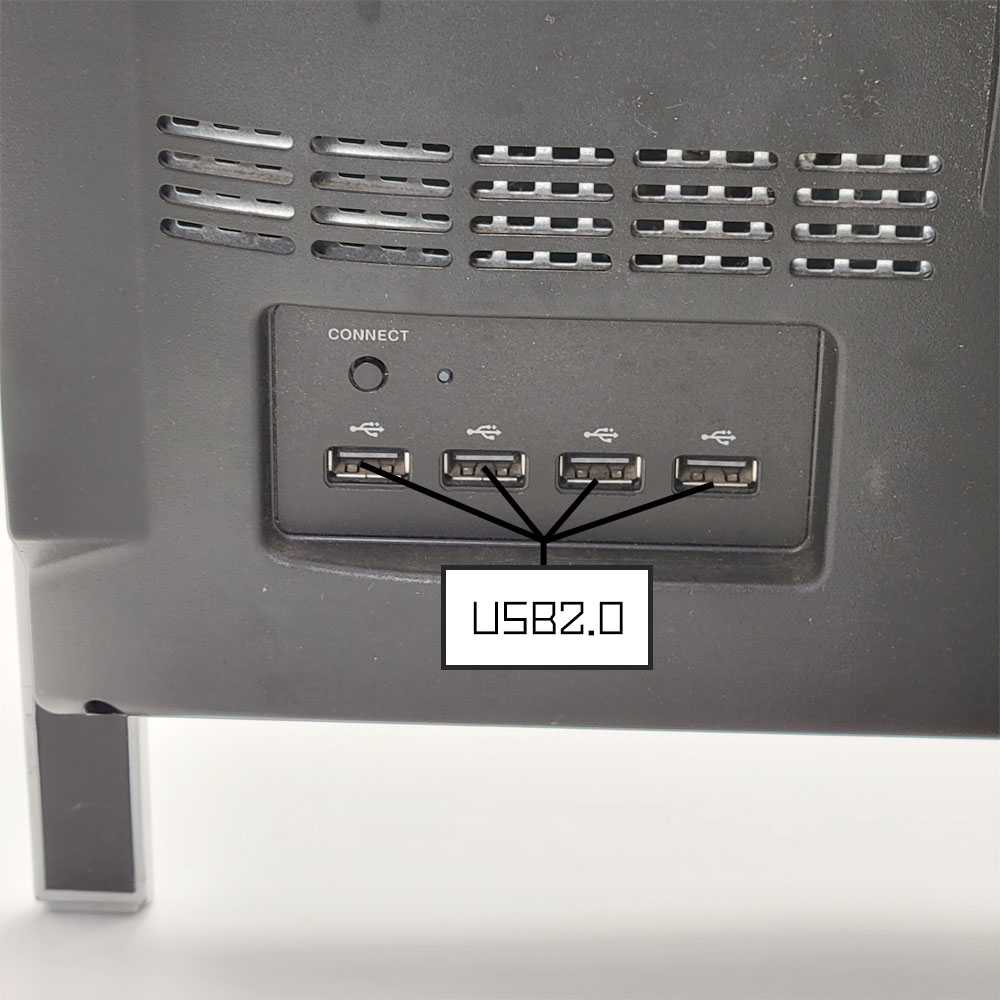 Value Star　VN370/CS1KSの背面端子（USB2.0）