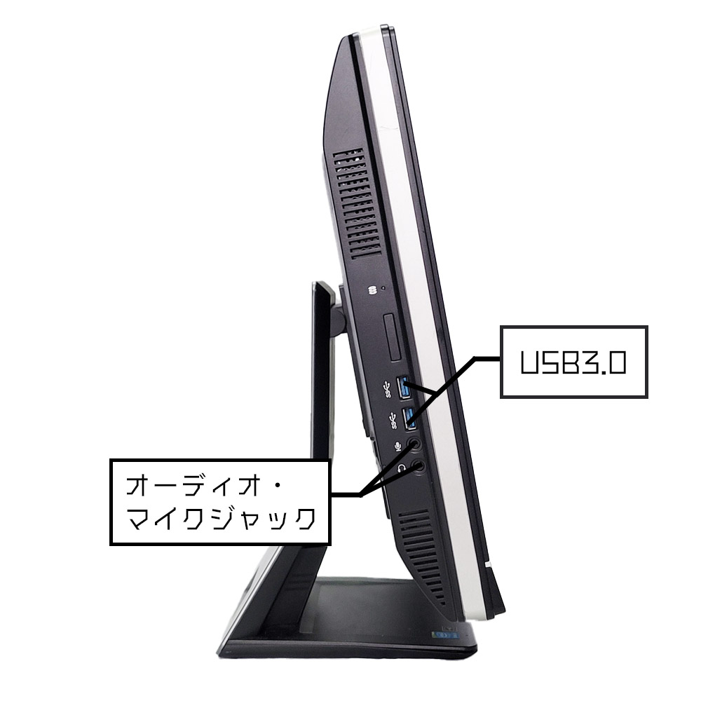 HP Compaq Pro 6300 All-in-Oneの左側面