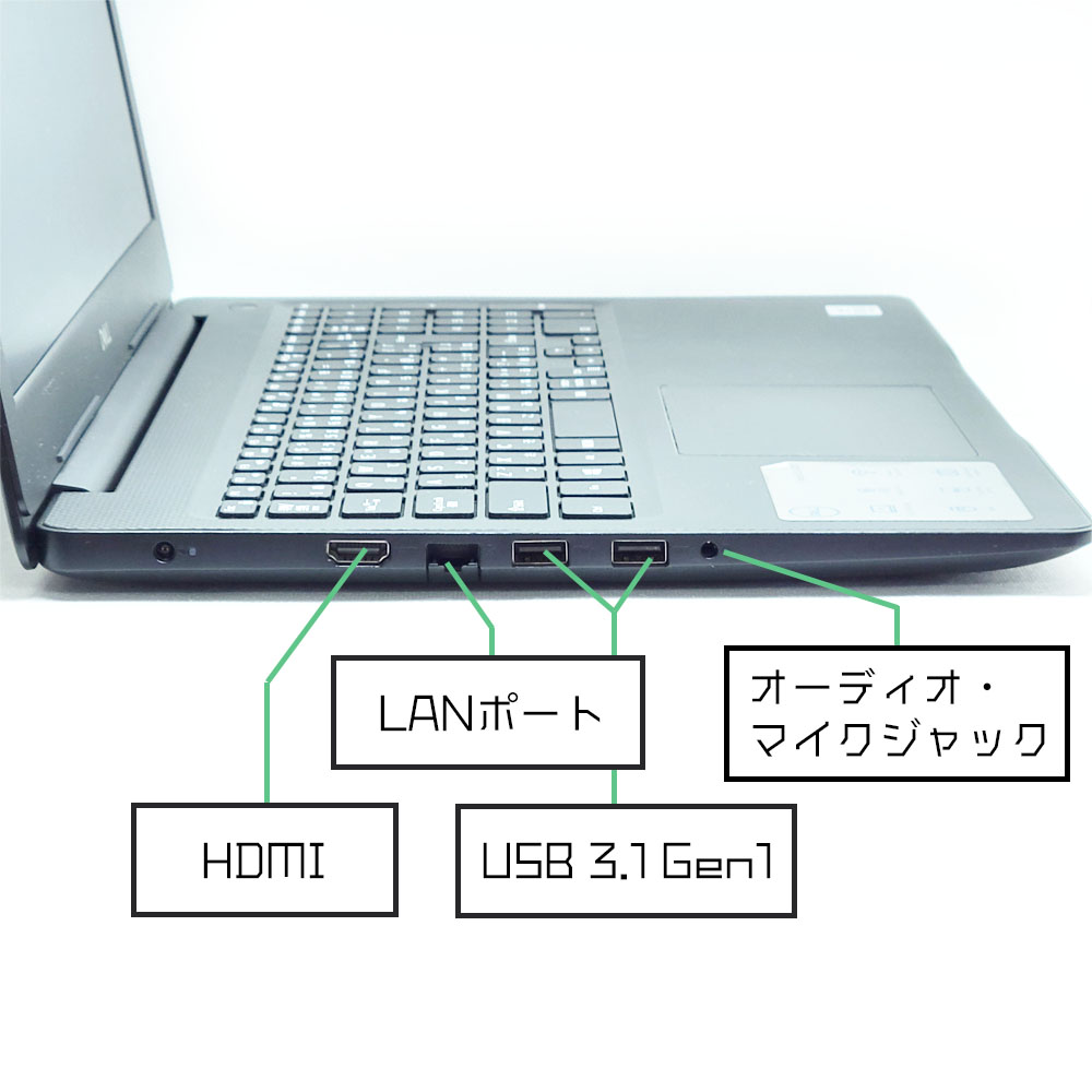 DELL Vostro3590の左側端子