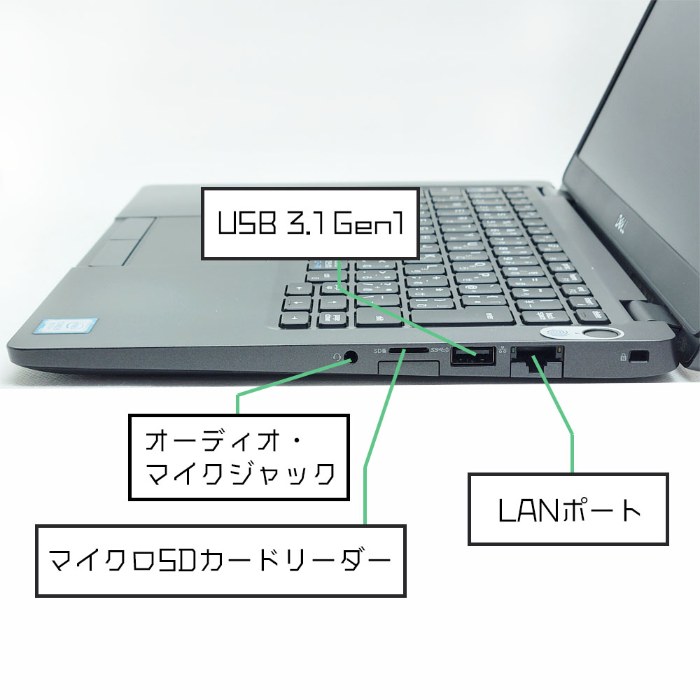 Dell Latitude 5300の右側端子