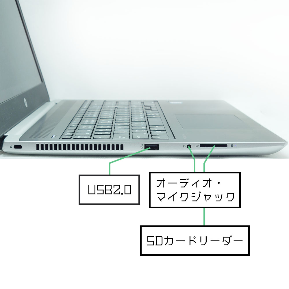 HP ProBook 450 G5の左側面
