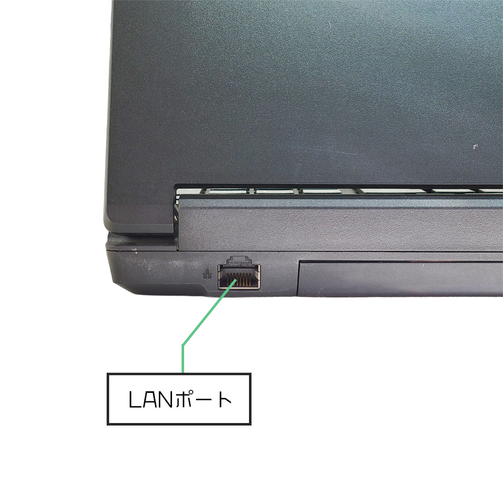 富士通 LIFEBOOK A579/Aの背面端子