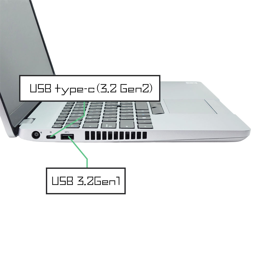 DELL LATITUDE 5510の右側面端子