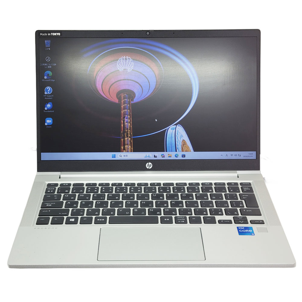 HP ProBook 430 G8の前面