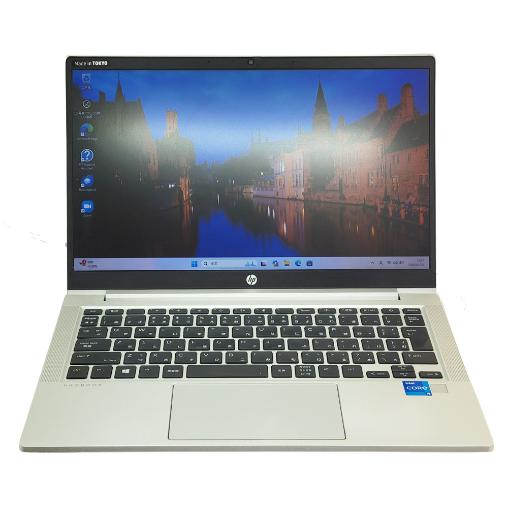 HP ProBook 430 G8の前面